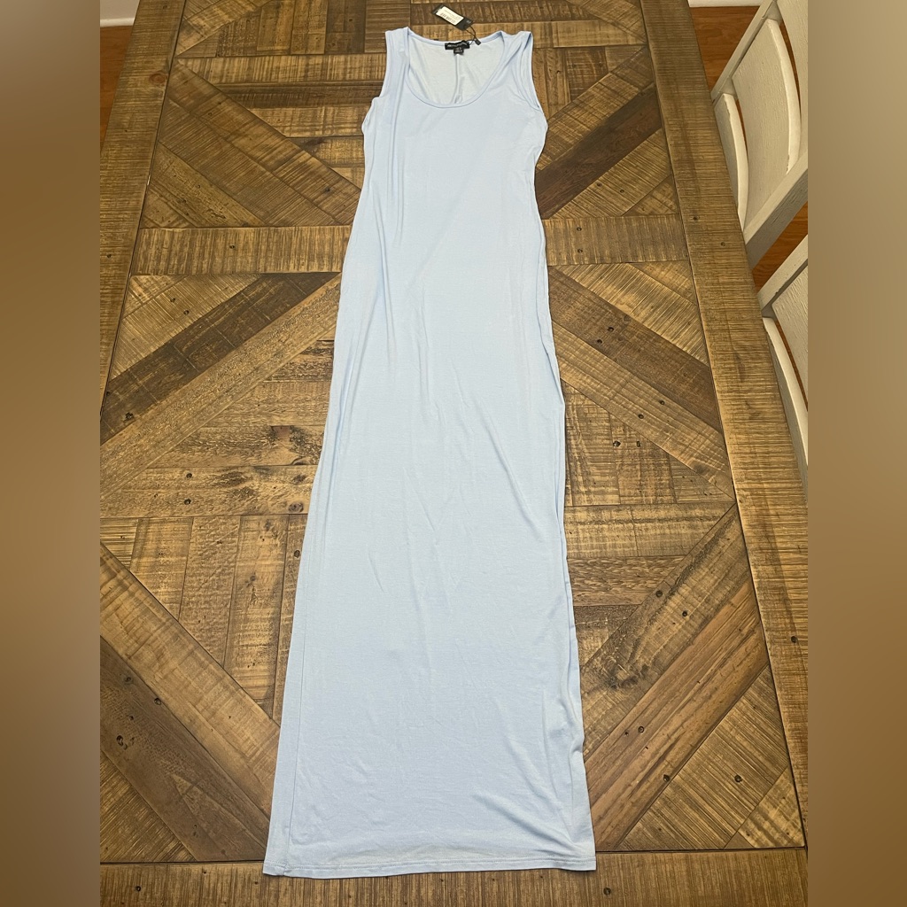 Prettylittlething Sky Blue Maxi Dress